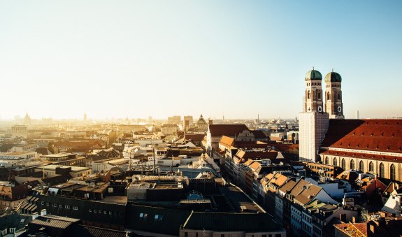 Ausblick auf die Münchner Innenstadt, © Photo by Philipp Bachhuber on Unsplash