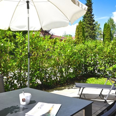 Terrasse mit Garten, © Apartment K13