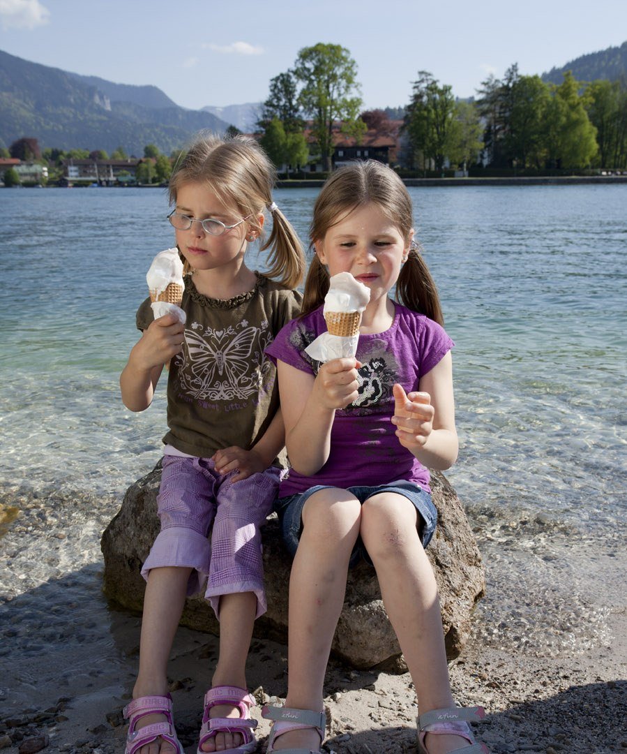 Kinder am Tegernseer Seeufer, © Bernd Ritschel