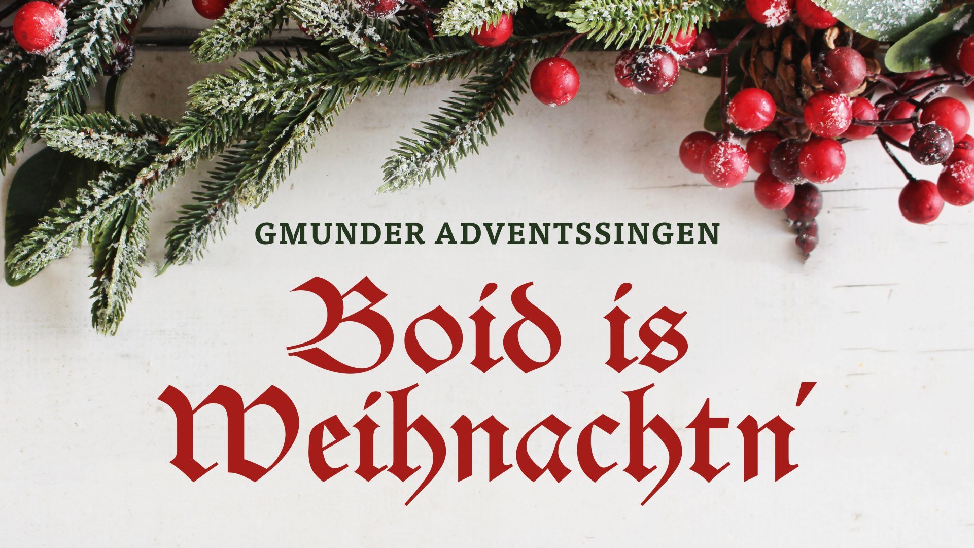 Boid is Weihnachtn´