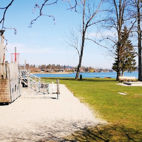 Spielplatz am Strandbad Ringsee Rottach-Egern, © I. Munstermann