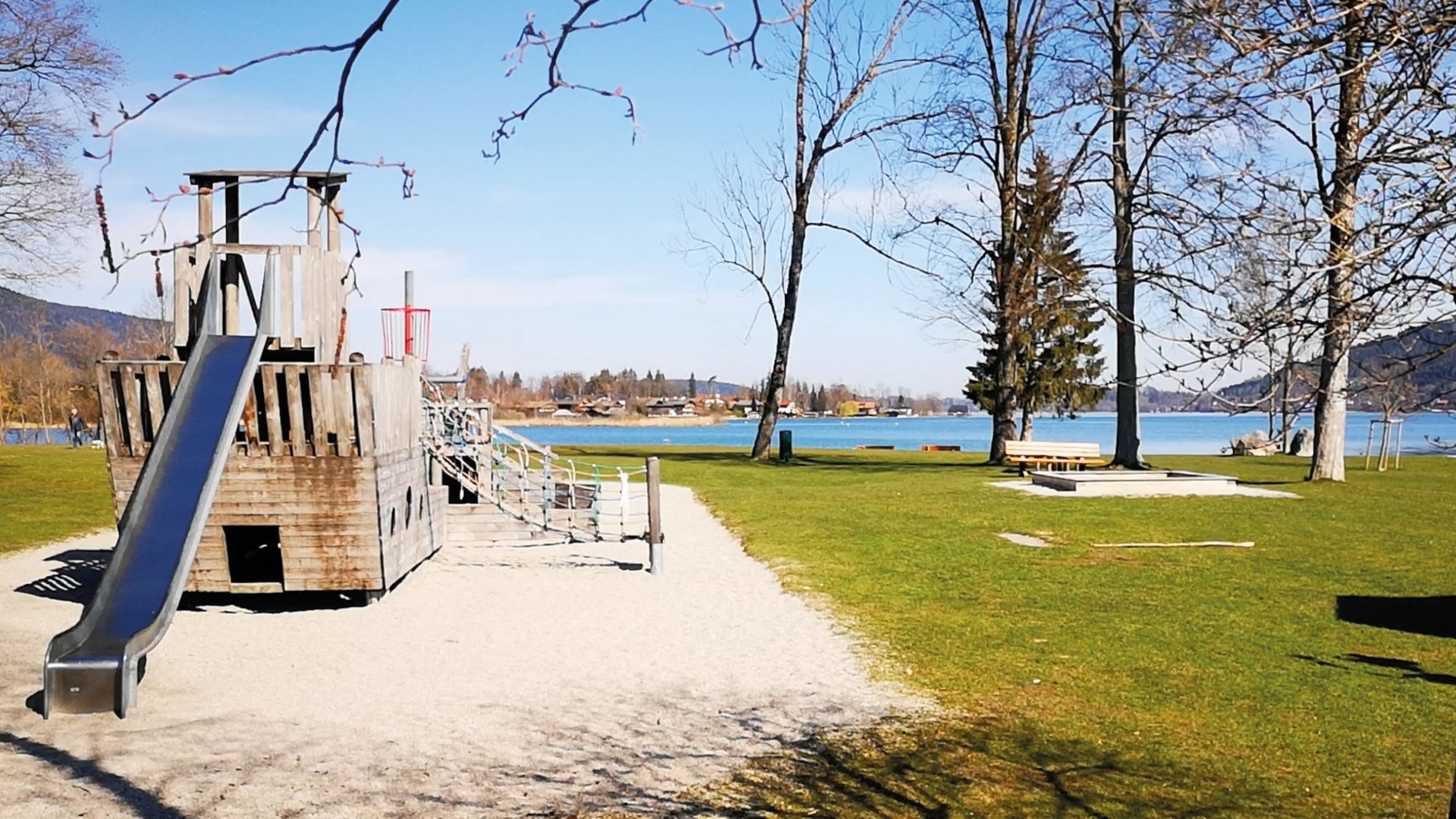 Spielplatz am Strandbad Ringsee Rottach-Egern, © I. Munstermann