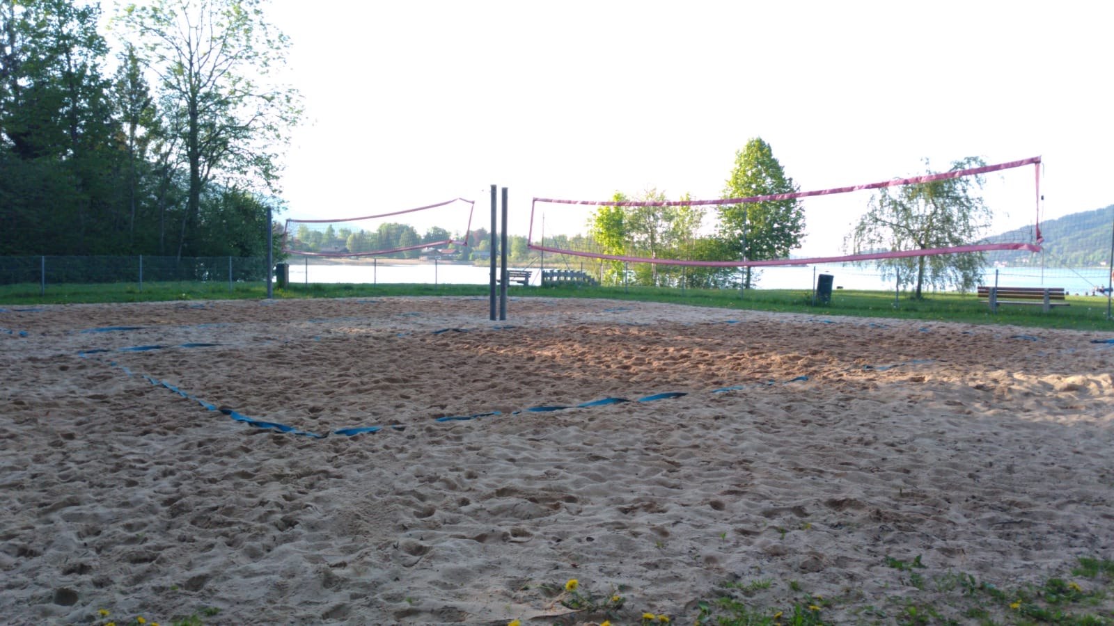 Beachvolleyballplatz an der Freibandeanlage Ringsee