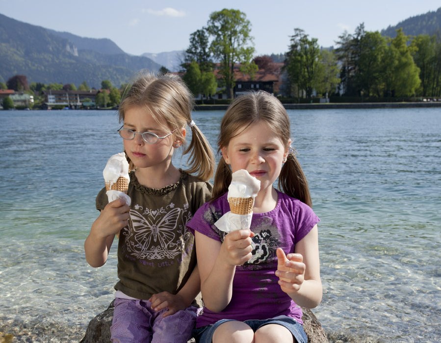 Kinder am Tegernseer Seeufer, © Bernd Ritschel