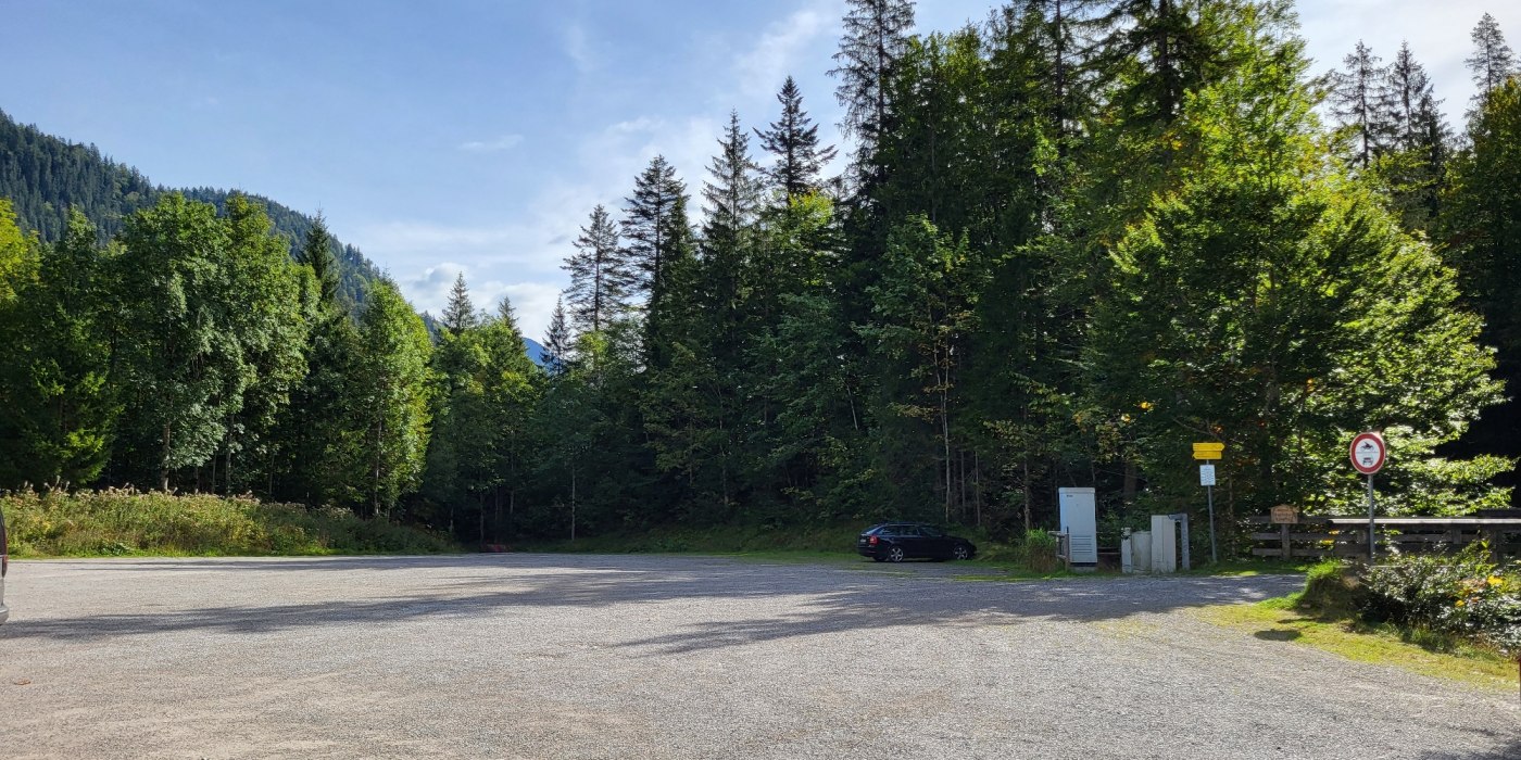 Parkplatz Kreuth-Klamm, © Andreas Kimpfbeck