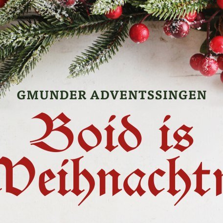 Boid is Weihnachtn´